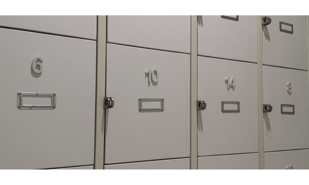 Wall mount data cabinet